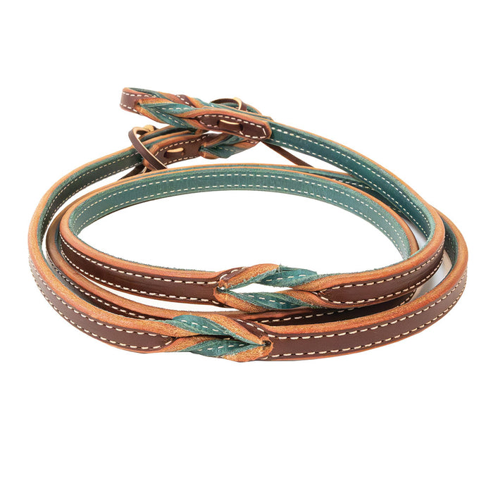 Pony Emerald Burgundy Twist Roping Reins
