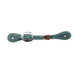 Ladies Twisted Emerald Burgundy Spur Straps