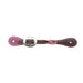 Ladies Twisted Orchid Burgundy Spur Straps