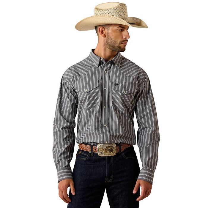 Men's Theron Pro Series Grey Stripe Shirt