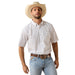Men's Tenzin White Medallion Print Shirt