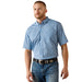 Men's Wrinkle Free Blissful Blue Print Cash Shirt
