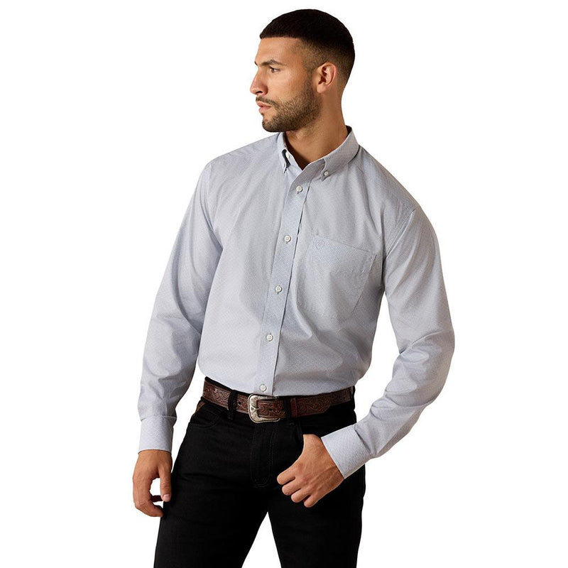 Men's Weathervane Abstract Print Wrinkle Free Leandro Shirt