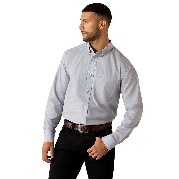 Men's Weathervane Abstract Print Wrinkle Free Leandro Shirt
