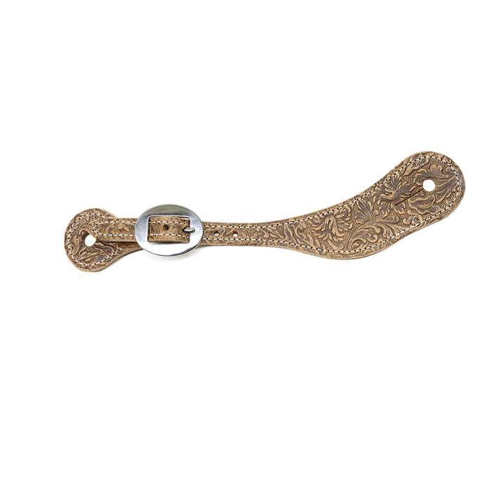 Mens Natural Floral Spur Straps