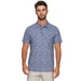 Men's Navy Cobbtown Floral Print Polo