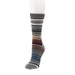 Unisex Curren St Burgundy and Grey Crew Socks