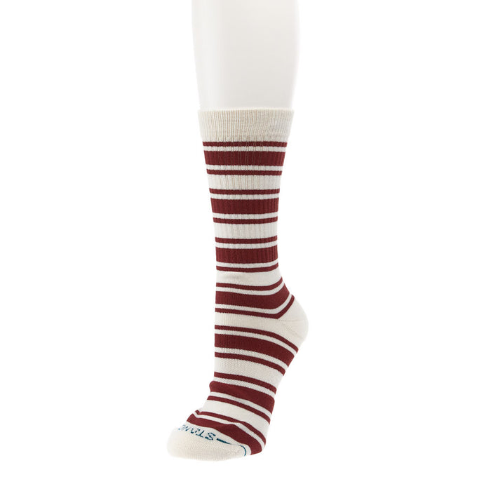 Unisex Cabin Days Red and White Crew Socks