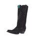 Women's Black Overlay Vamp 13
