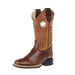 Children's Vintage Brown Square Toe Boot