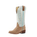 Women's Taupe Suede 13In Snow Cowhide Top Boot