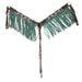 Beaded Turquoise and Brown Breast Collar