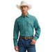 Men's Cody Johnson Teal Long Sleeve Snap Shirt