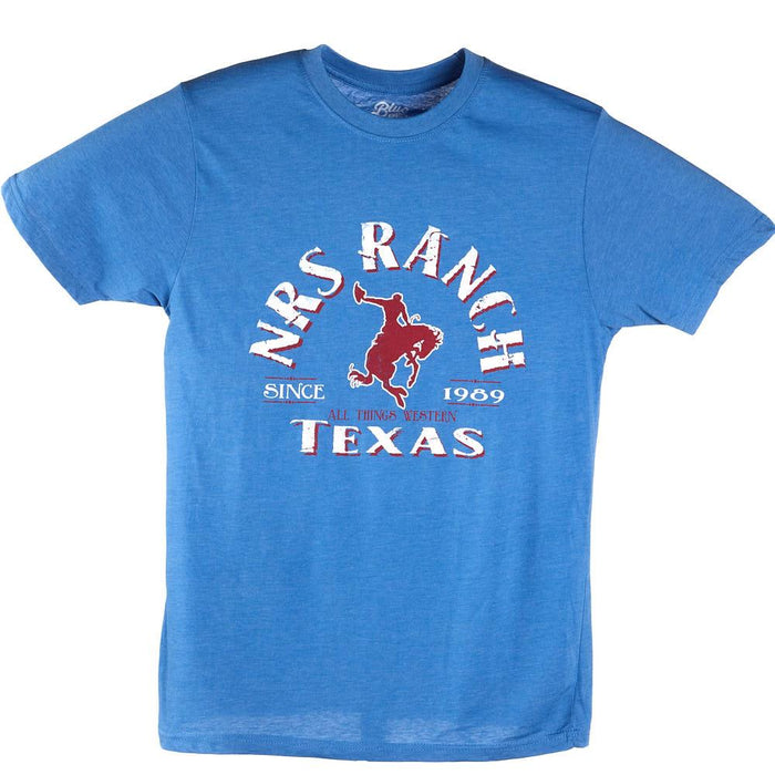Texas Bucking Horse Royal Tee Shirt