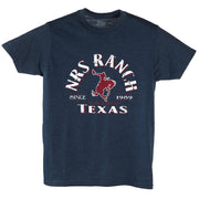 Texas Bucking Horse Navy Tee Shirt