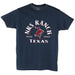 Texas Bucking Horse Navy Tee Shirt