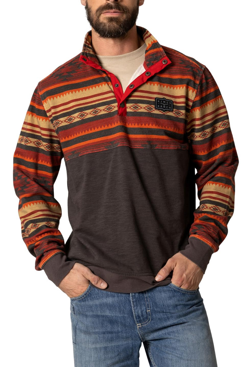 Men's Brown 1/4 Pullover