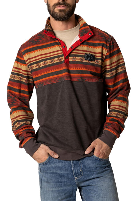 Men's Brown 1/4 Pullover