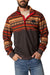 Men's Brown 1/4 Pullover