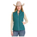 Women's Aqua Reversible Quilted Vest