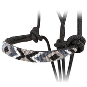Black Beaded Rope Halter w/ 9ft Lead