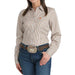 Women's Multicolor Striped Long Sleeve Shirt