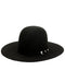 6X Midnight Open Crown Cowboy Hat