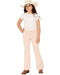 Girl's Pink Flare Jeans