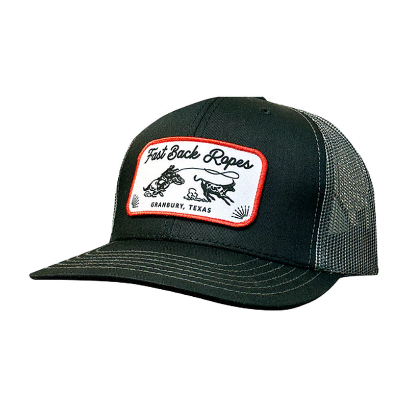 Black and Charl Roper Logo Patch Cap