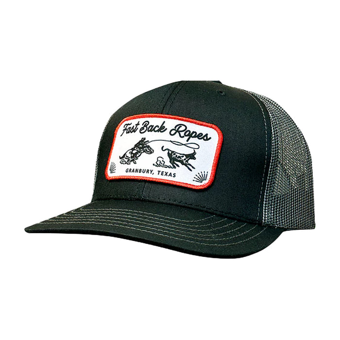 Black and Charl Roper Logo Patch Cap