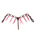 Pony Ring Breast Collar with Orchid Tassles