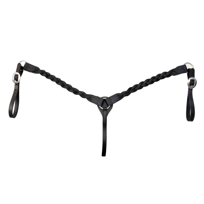 Black Infinity Braid Breast Collar
