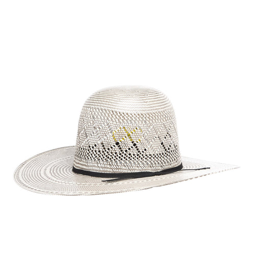 Stormy Taupe and Natural 4 1/4in Brim Straw Hat