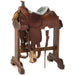 Used 13in Geometric Tooled Calf Saddle