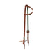 Twist Emerald Burgundy Single Ear Headstall