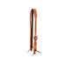Gunslinger Natural Roughout Slit Ear Headstall