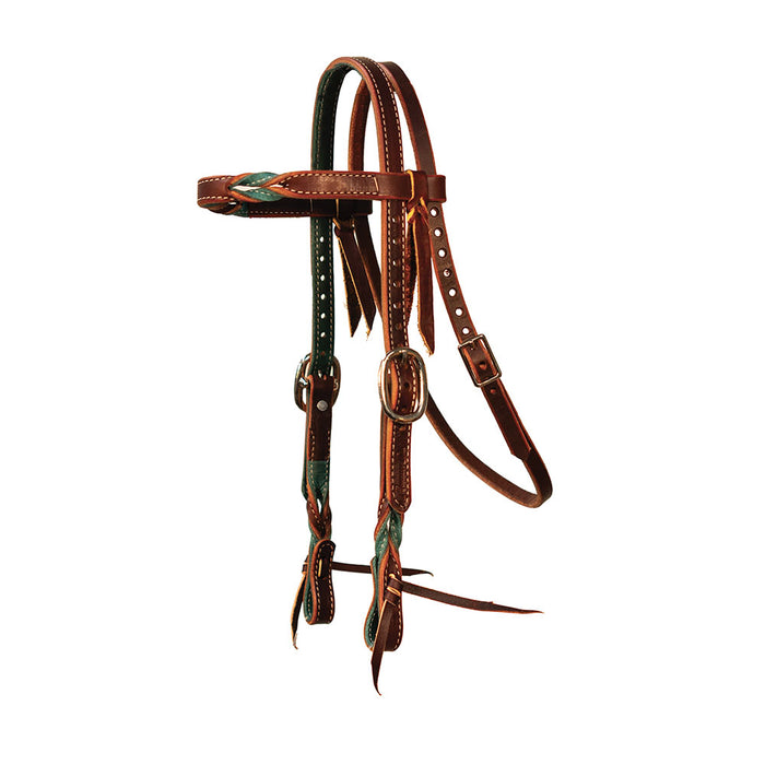 Pony Emerald Twist Browband Headstall