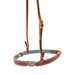 Twist Emerald Burgundy Noseband