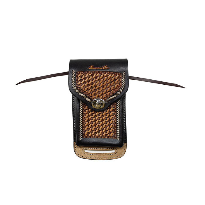 Laced Buckstitch Stamped Cell Phone Case