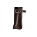 Chocolate Leather Flag Holder