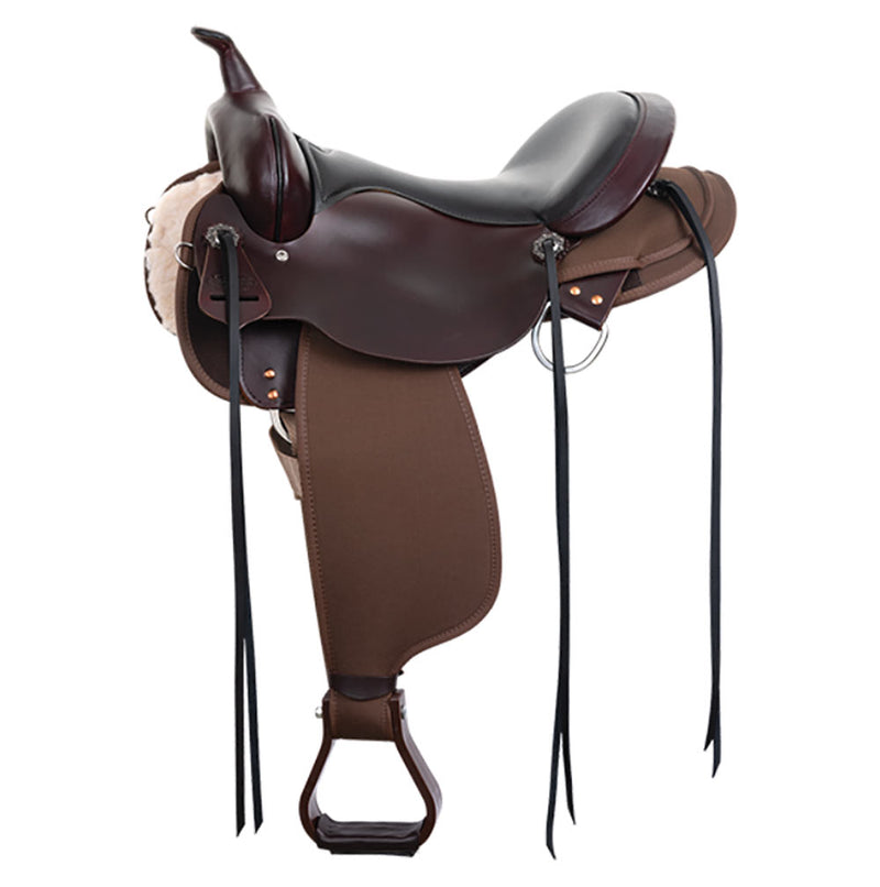 Bear Brook Walnut Wide Tree 16in Trail Saddle