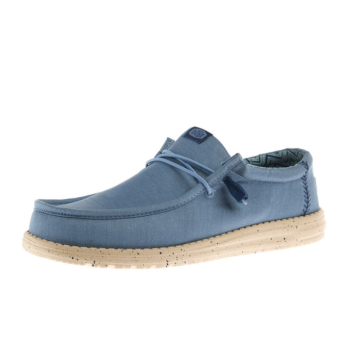 Men's Wally Stretch Canvas Faded Denim Casual Shoe