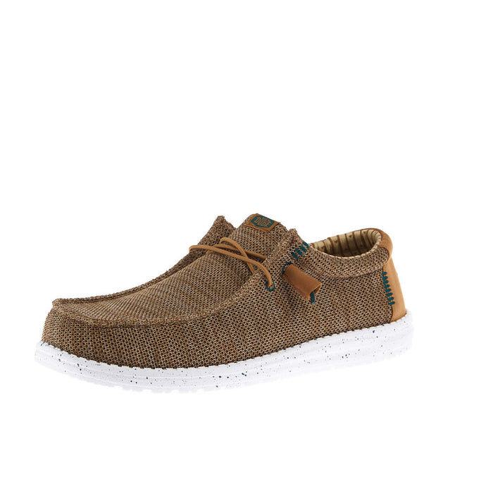 Men's Wally Stretch Sox Bone Brown Casual Shoe