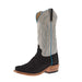 Men`s Ride Ready Black Suede Full Quill Ostrich Vamp 13in Polar Buffamonte Top Boot