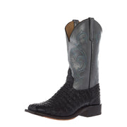 Men's Ride Ready Lite Black Lux Caiman Vamp 12in Gunmetal Kidskin Top