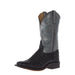 Men's Ride Ready Lite Black Lux Caiman Vamp 12in Gunmetal Kidskin Top