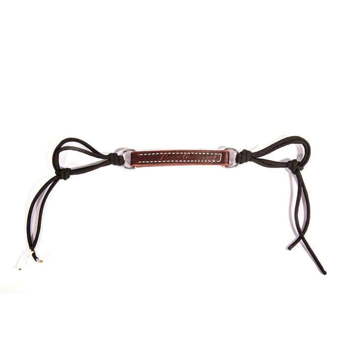 Burgundy Leather Paracord Curb Strap