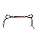 Burgundy Leather Paracord Curb Strap