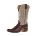 Men's Ranchero Brown Cowhide Vamp 13in Bone Cowhide Top