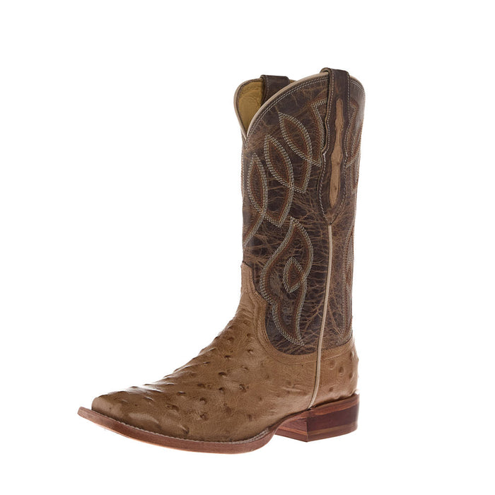 Women's Cheyenne Tan Ostrich Vamp 11" Taupe Goat Top